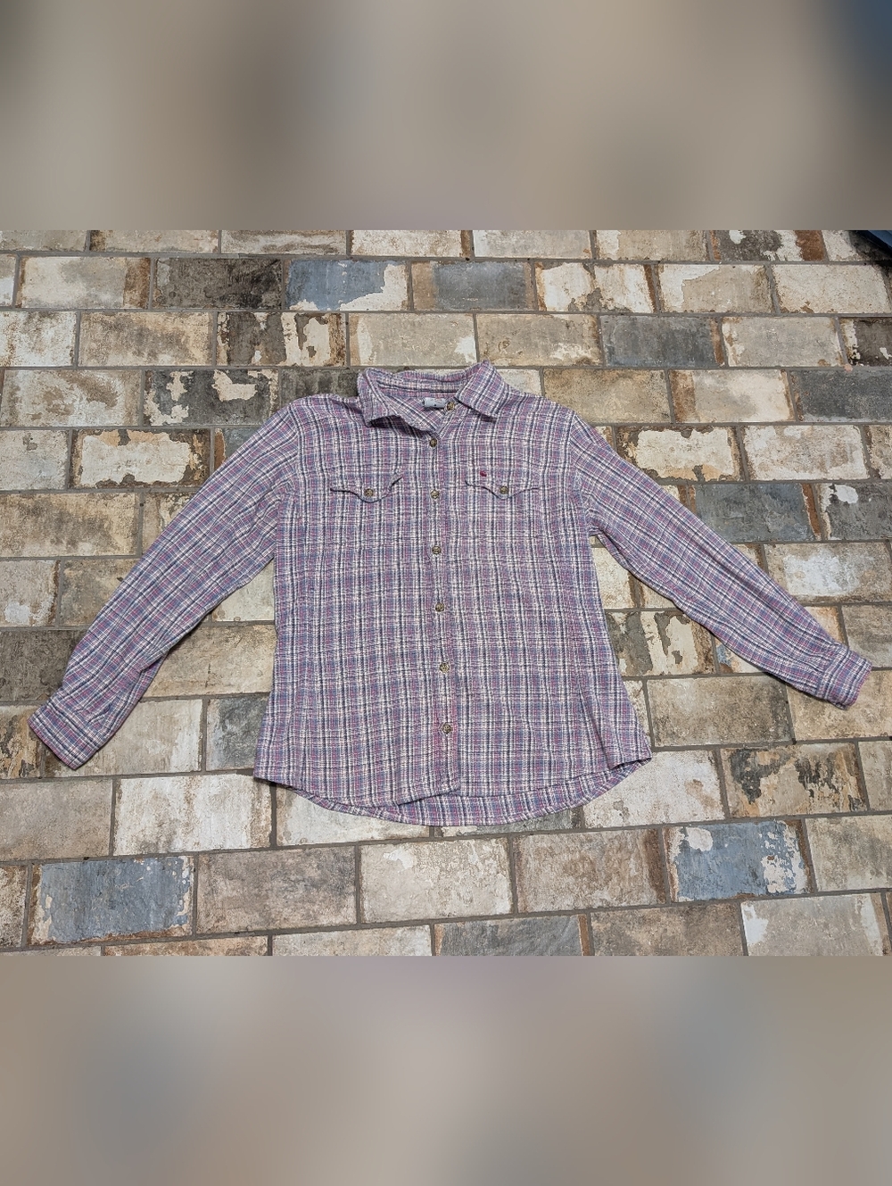 Carhartt Women’s Medium Button Down Shirt Long Sleeve Utility Workwear M